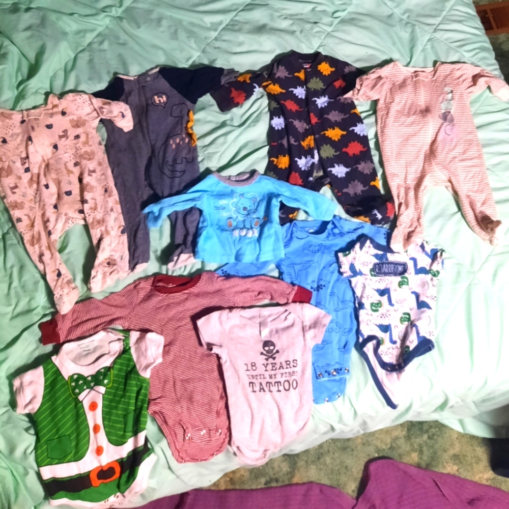 Assorted 3-6 Month Onesies